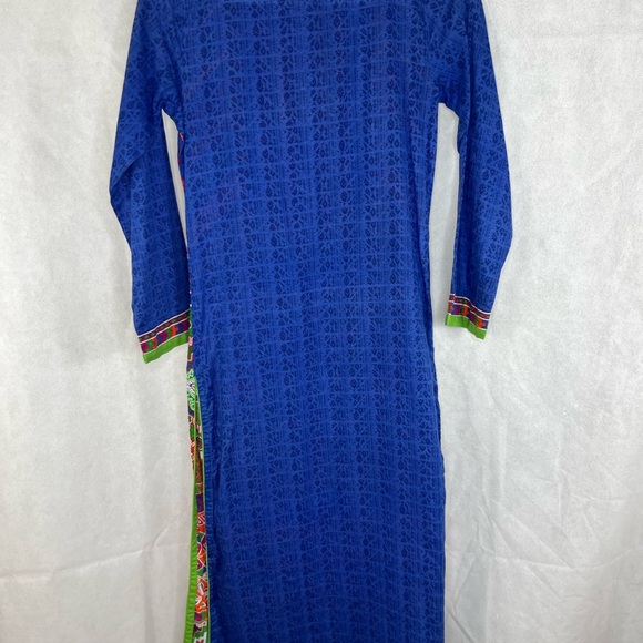 Embroidered colorful Ethnic Dress Shirt Tunic Alkaram Studio Xs. - Picture 2 of 6